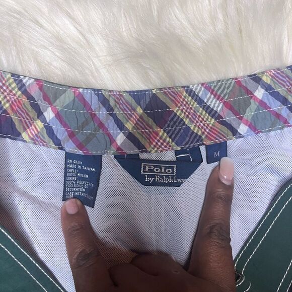 Ralph Lauren Polo hunter green boardshorts sz medium - Picture 3 of 7